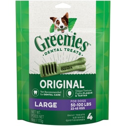 Gâteries dentaires naturelles pour chiens GREENIES(MC) Original grand format image