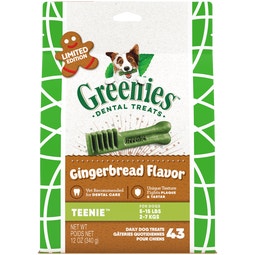 GREENIES™ Gingerbread Flavour TEENIE Dental Dog Treats image