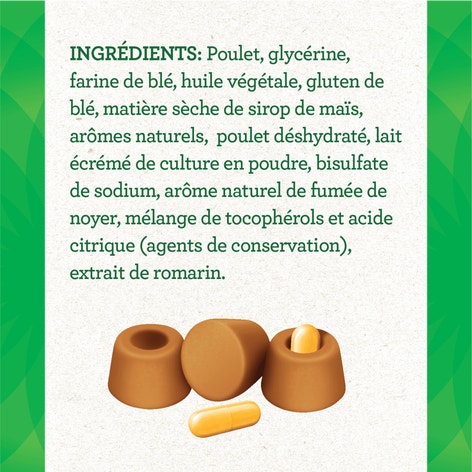 Gâteries pour chiens adultes GREENIES(MC) PILL POCKETS(MC) format pour capsules saveur de poulet image 1