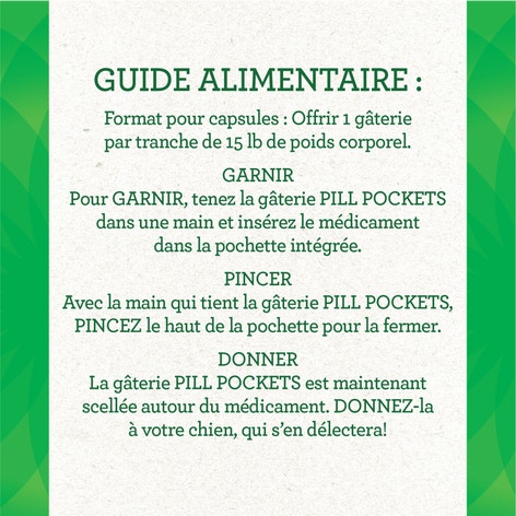 Gâteries pour chiens adultes GREENIES(MC) PILL POCKETS(MC) format pour capsules saveur de poulet image 1