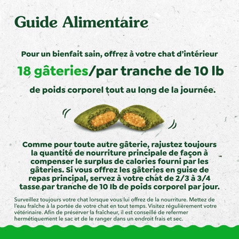 Gâteries pour chats adultes SMARTBITES Healthy Indoor saveur de thon de la gamme FELINE GREENIES image 1