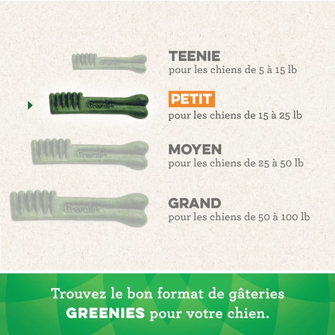 Gâteries dentaires pour chiens adultes GREENIES(MC) Original petit format image 1