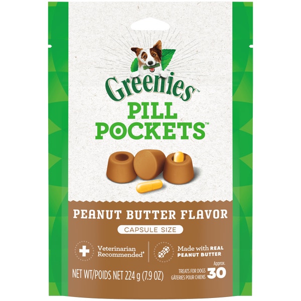 Gâteries pour chiens adultes GREENIES(MC) PILL POCKETS(MC) format pour capsules saveur de beurre d'arachide image 1