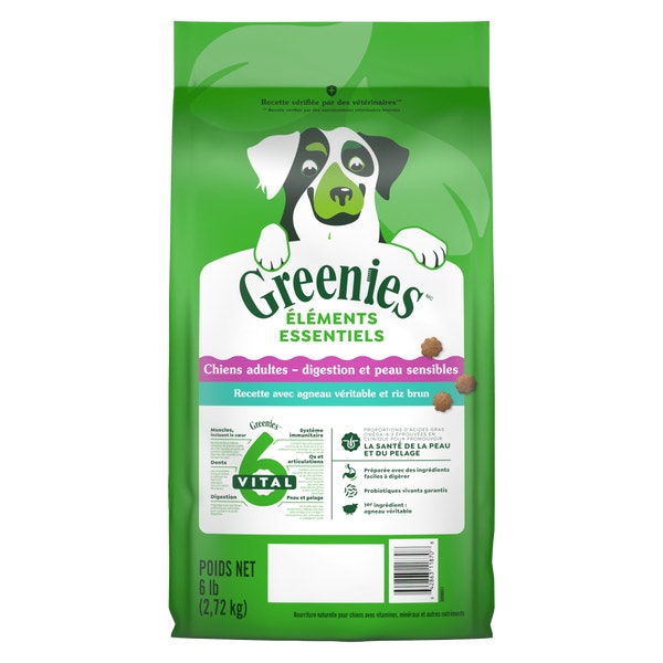 GREENIES ÉLÉMENTS ESSENTIELS digestion et peau sensibles – recette avec agneau véritable et riz brun image 1