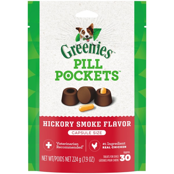GREENIES™ PILL POCKETS™ Adult Tablet Size Hickory Smoke Flavour, Capsure image 1