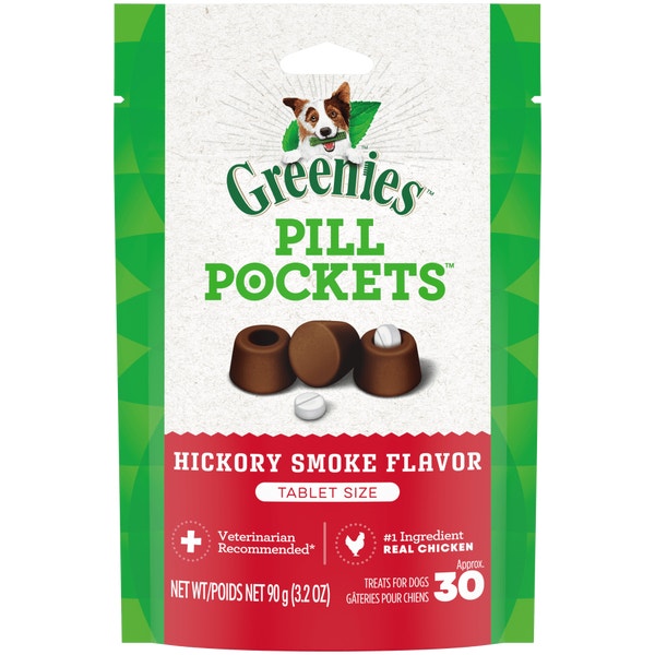 GREENIES™ PILL POCKETS™ Adult Tablet Size Hickory Smoke Flavour, Tablet image 1