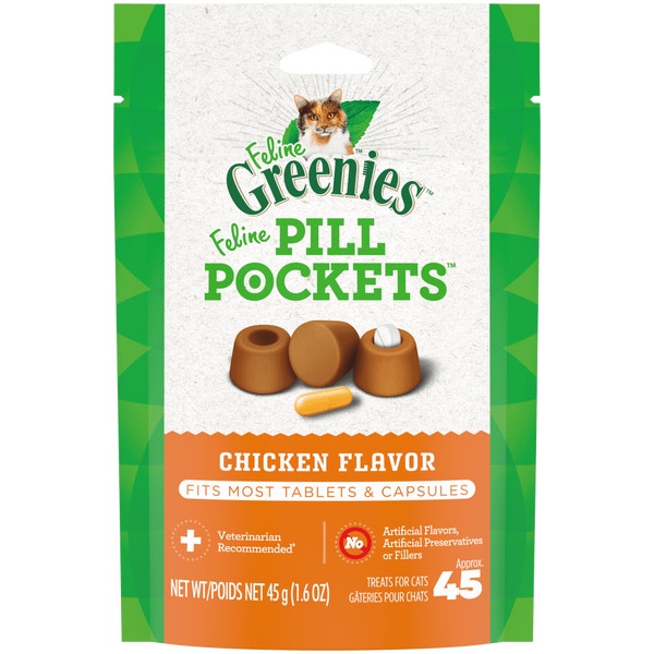 GREENIES™ FELINE PILL POCKETS™ Adult Chicken Flavour image 1