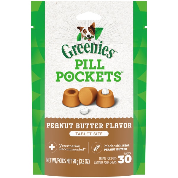 GREENIES™ PILL POCKETS™ Adult Tablet Size Peanut Flavour, Tablet image 1