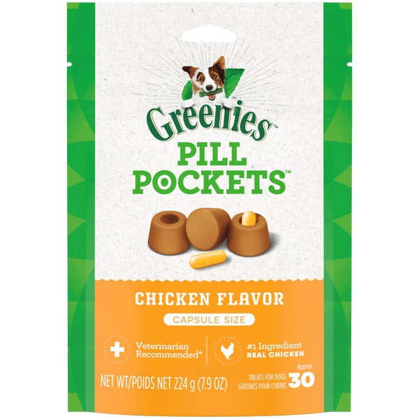GREENIES™ PILL POCKETS™ Adult Tablet Size Chicken Flavour, Capsule image 1