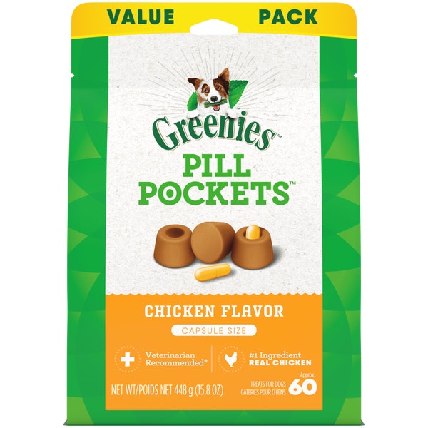 GREENIES™ PILL POCKETS™ Adult Tablet Size Chicken Flavour, Capsule image 1