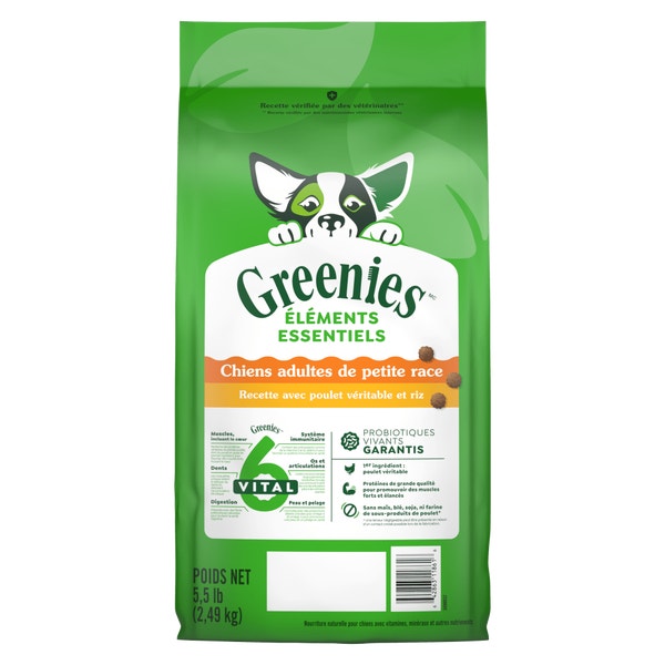 GREENIES ÉLÉMENTS ESSENTIELS pour chiens de petite race – recette avec poulet véritable et riz image 1
