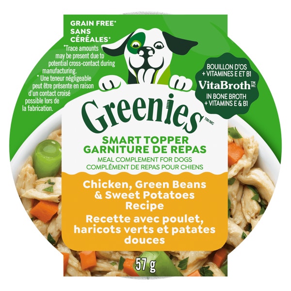 GREENIES™ SMART TOPPER Chicken, Green Beans & Sweet Potatoes Recipe image 1