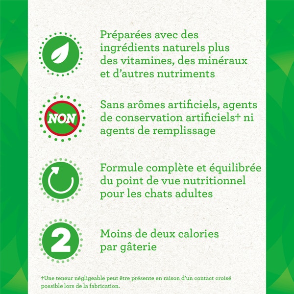 Gâteries dentaires pour chats adultes FELINE GREENIES(MC) saveur de poulet rôti au four en format méga image 2