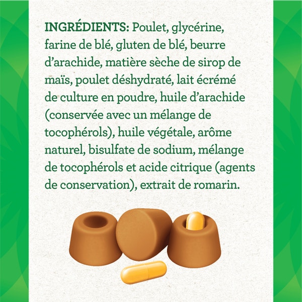 Gâteries pour chiens adultes GREENIES(MC) PILL POCKETS(MC) format pour capsules saveur de beurre d'arachide image 5