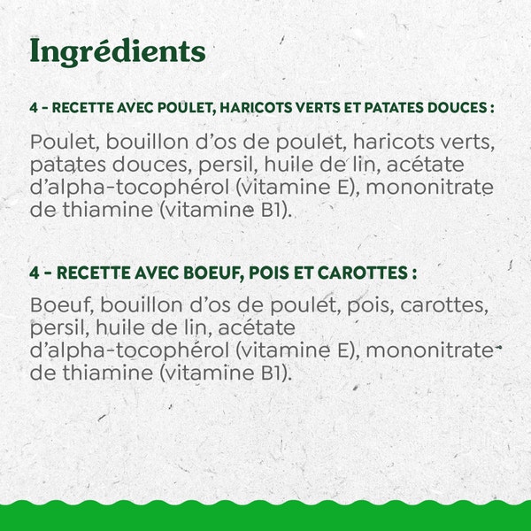 GREENIES(MC) GARNITURE DE REPAS Recette avec poulet et Recette avec bœuf en format variété image 4