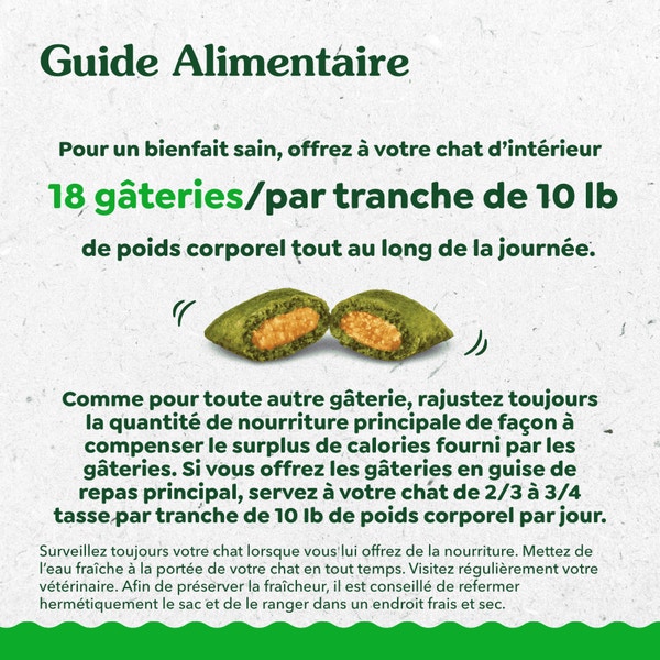 Gâteries pour chats adultes SMARTBITES Healthy Indoor saveur de thon de la gamme FELINE GREENIES image 2