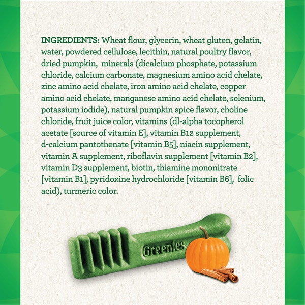 GREENIES Pumpkin Spice Flavour Regular Size Dog Dental Chews image 4