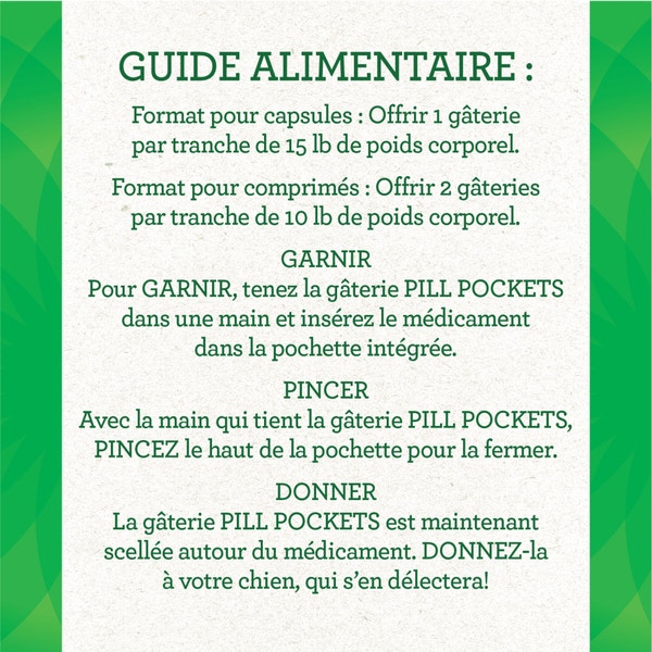 Gâteries pour chiens adultes GREENIES(MC) PILL POCKETS(MC) format pour capsules saveur de poulet image 3