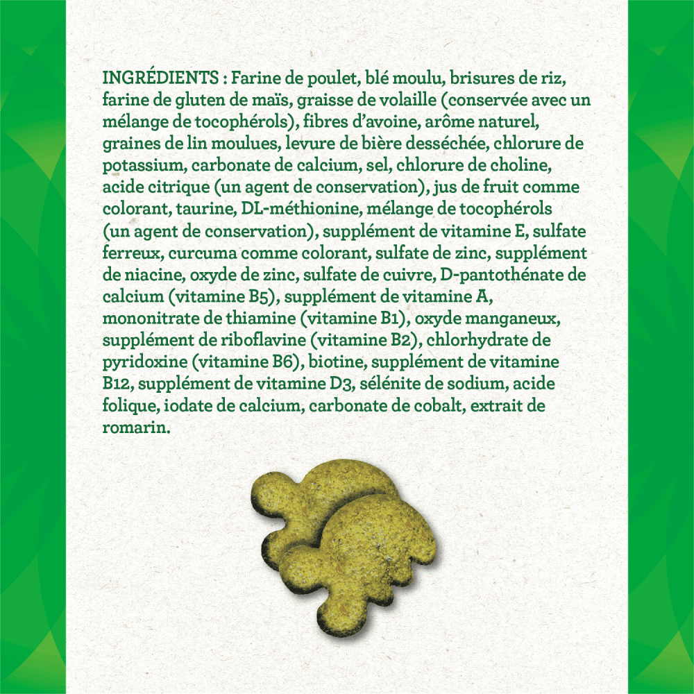 Gâteries dentaires pour chats adultes FELINE GREENIES(MC) saveur de poulet rôti au four ingredients image