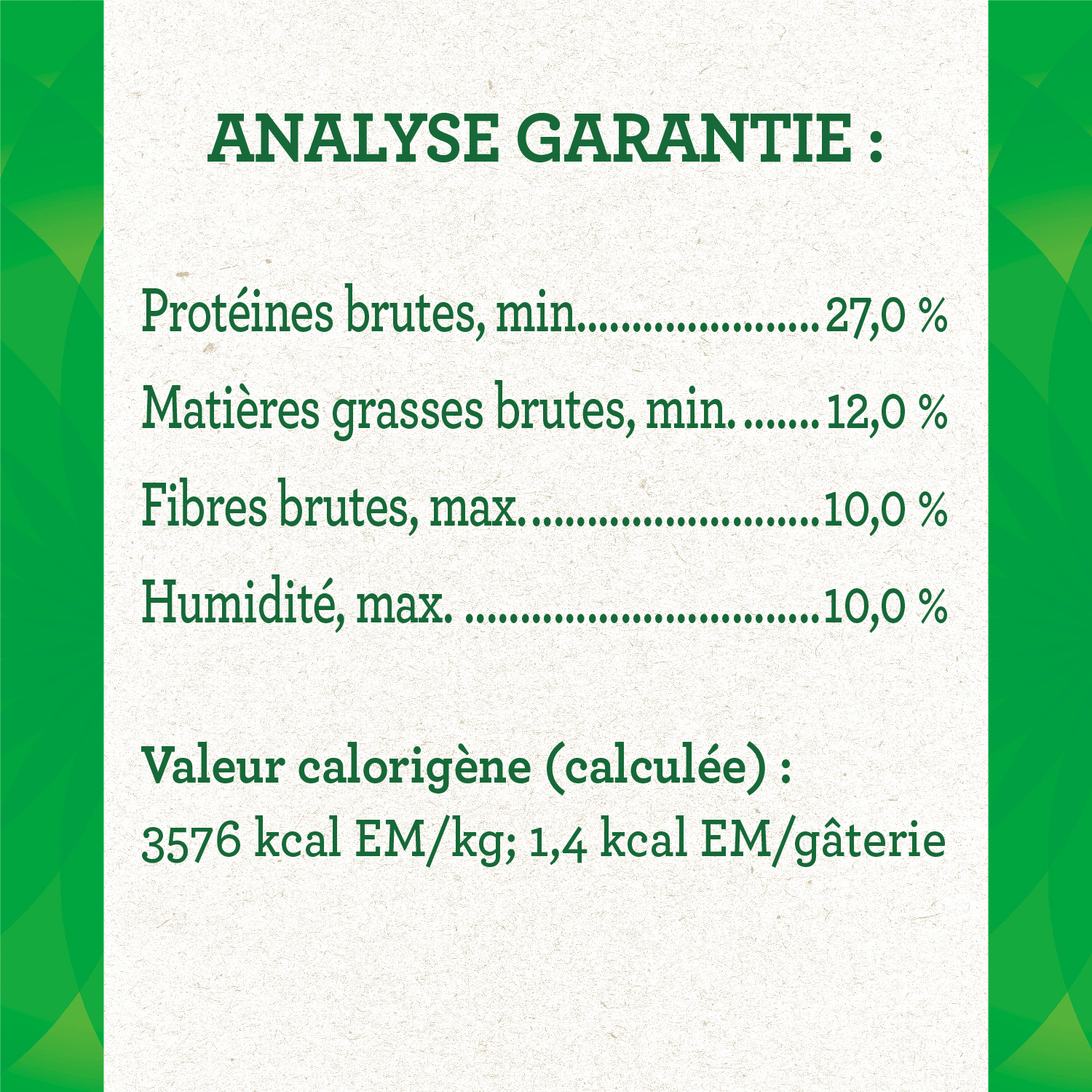 Gâteries dentaires pour chats adultes FELINE GREENIES(MC) saveur de poulet rôti au four en format méga guaranteed analysis image