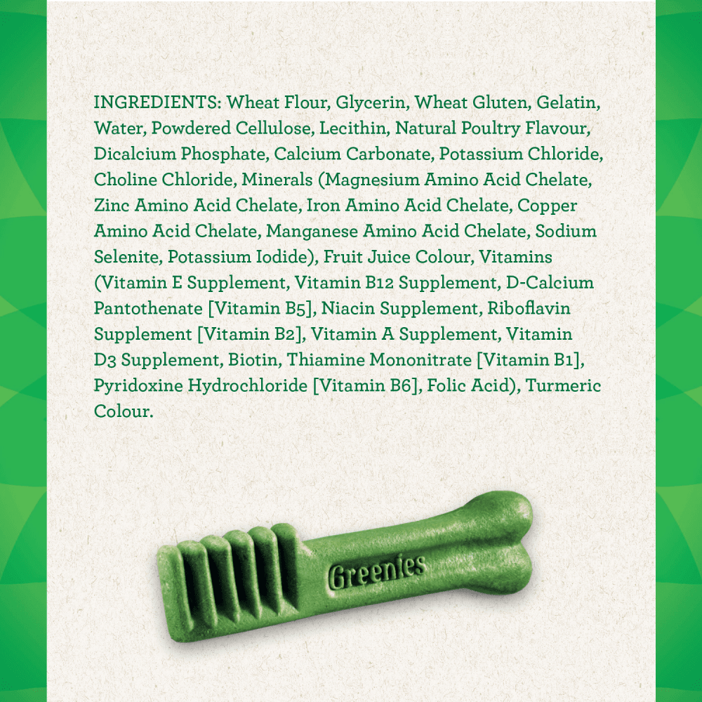 GREENIES™ Petite Adult Dental Treats Original ingredients image
