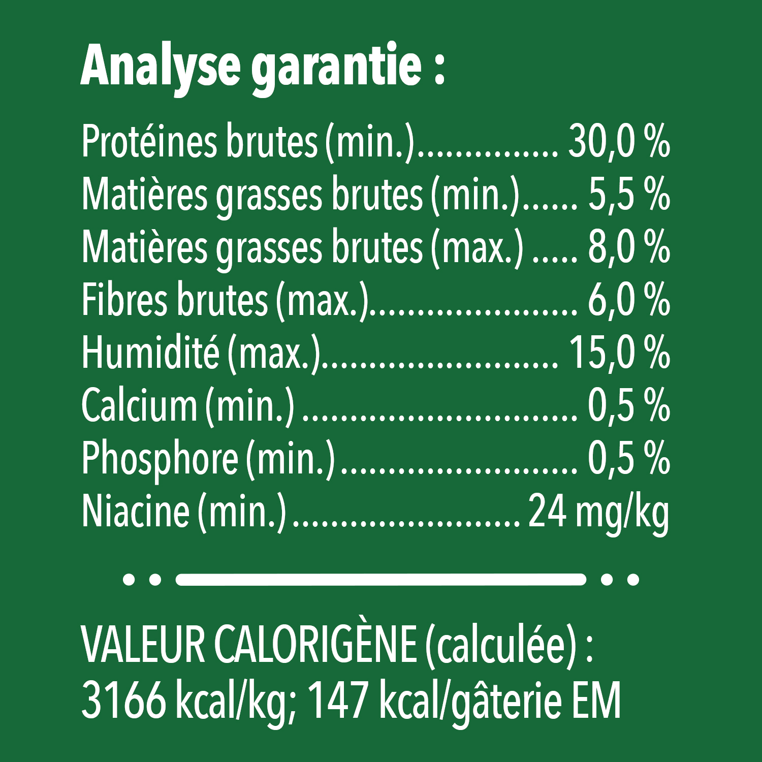 Gâteries dentaires naturelles pour chiens GREENIES(MC) Original grand format guaranteed analysis image