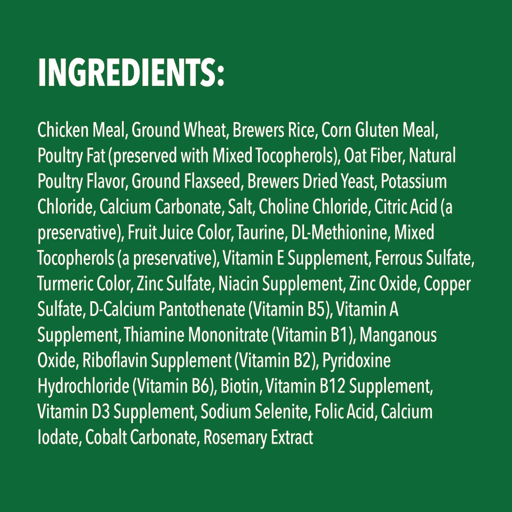 GREENIES™ FELINE Adult Dental Oven Roasted Chicken Flavour ingredients image