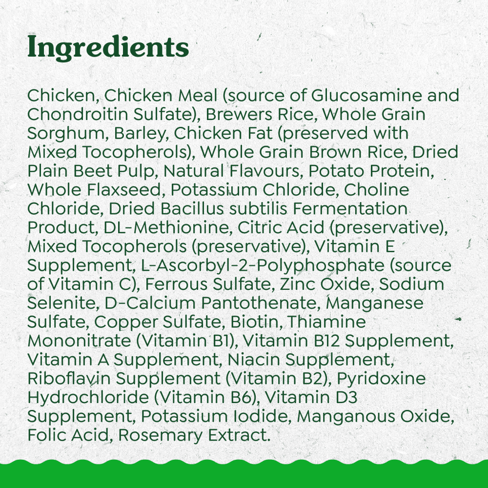 GREENIES SMART ESSENTIALS Real Chicken & Rice Recipe ingredients image